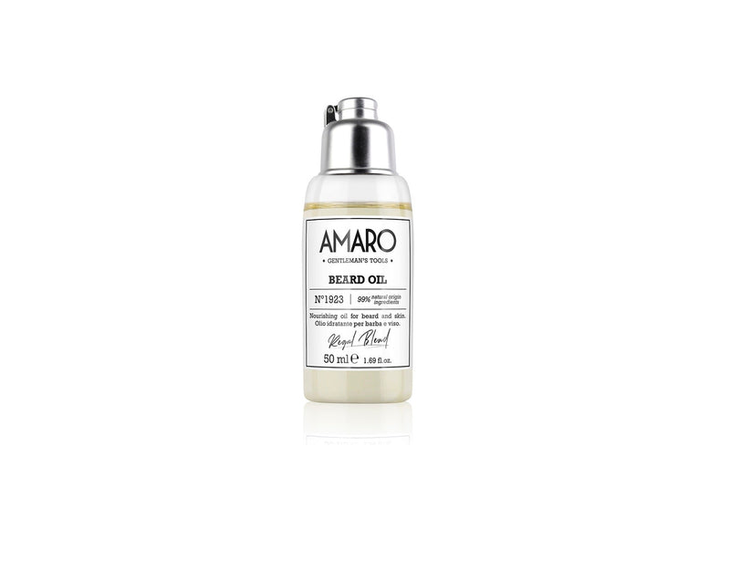 Amaro men's grooming collection — pomades, beard oil and shaving products for barbers at FarmaVita Canada