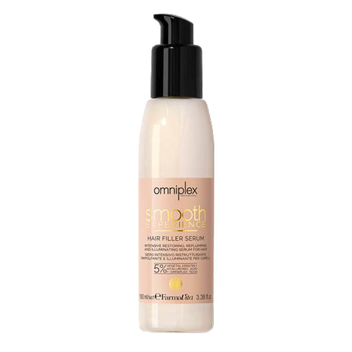 Omniplex Smooth Experience Hair Filler Serum 100ml by FarmaVita Italy — professional hair filler serum for damaged hair, wholesale at Beauty Canada