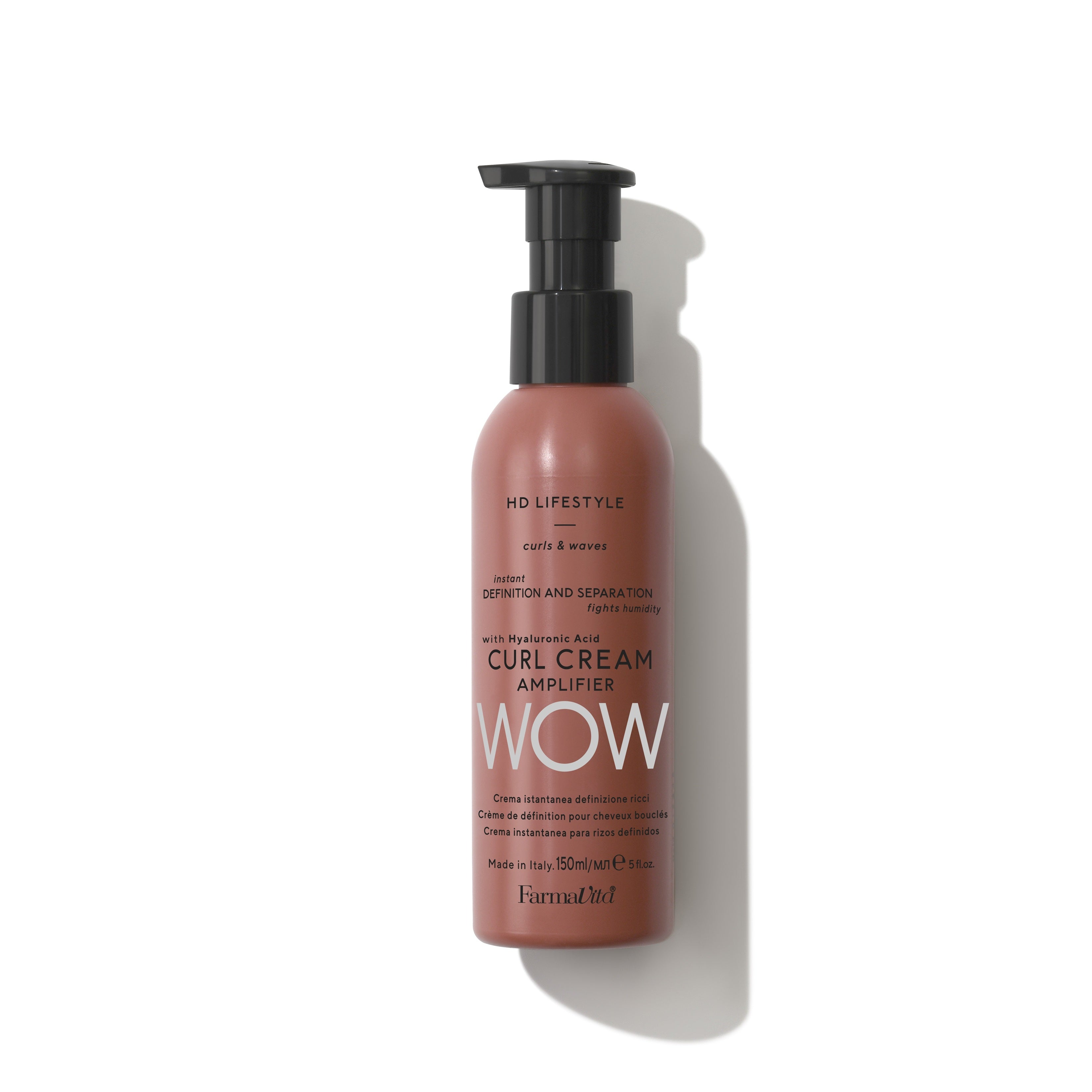 HD Life Style Curl Cream Amplifier 150ml by FarmaVita Italy — professional curl-enhancing styling cream, wholesale at Beauty Canada