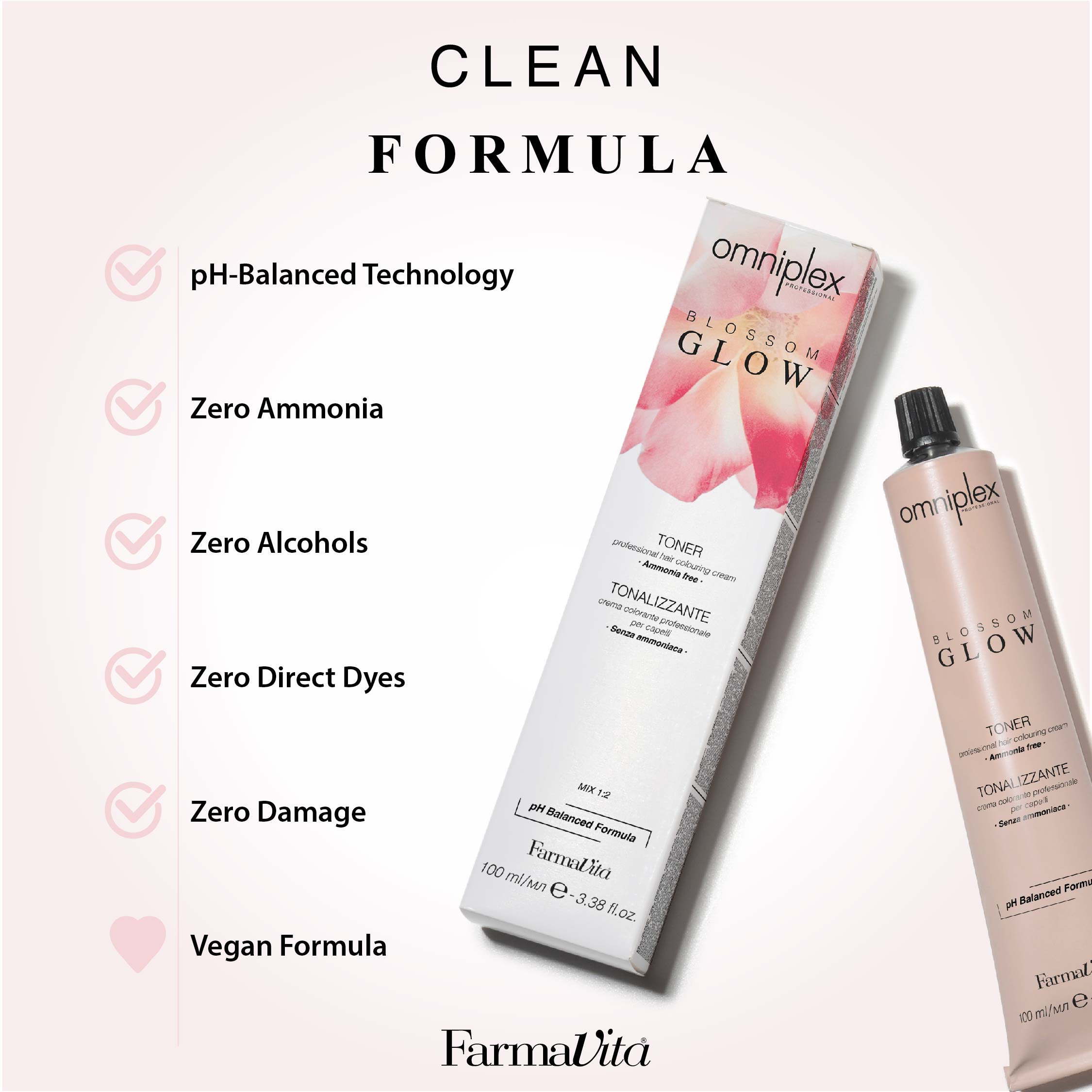 Omniplex Blossom Glow Hair Color Toner 100ml