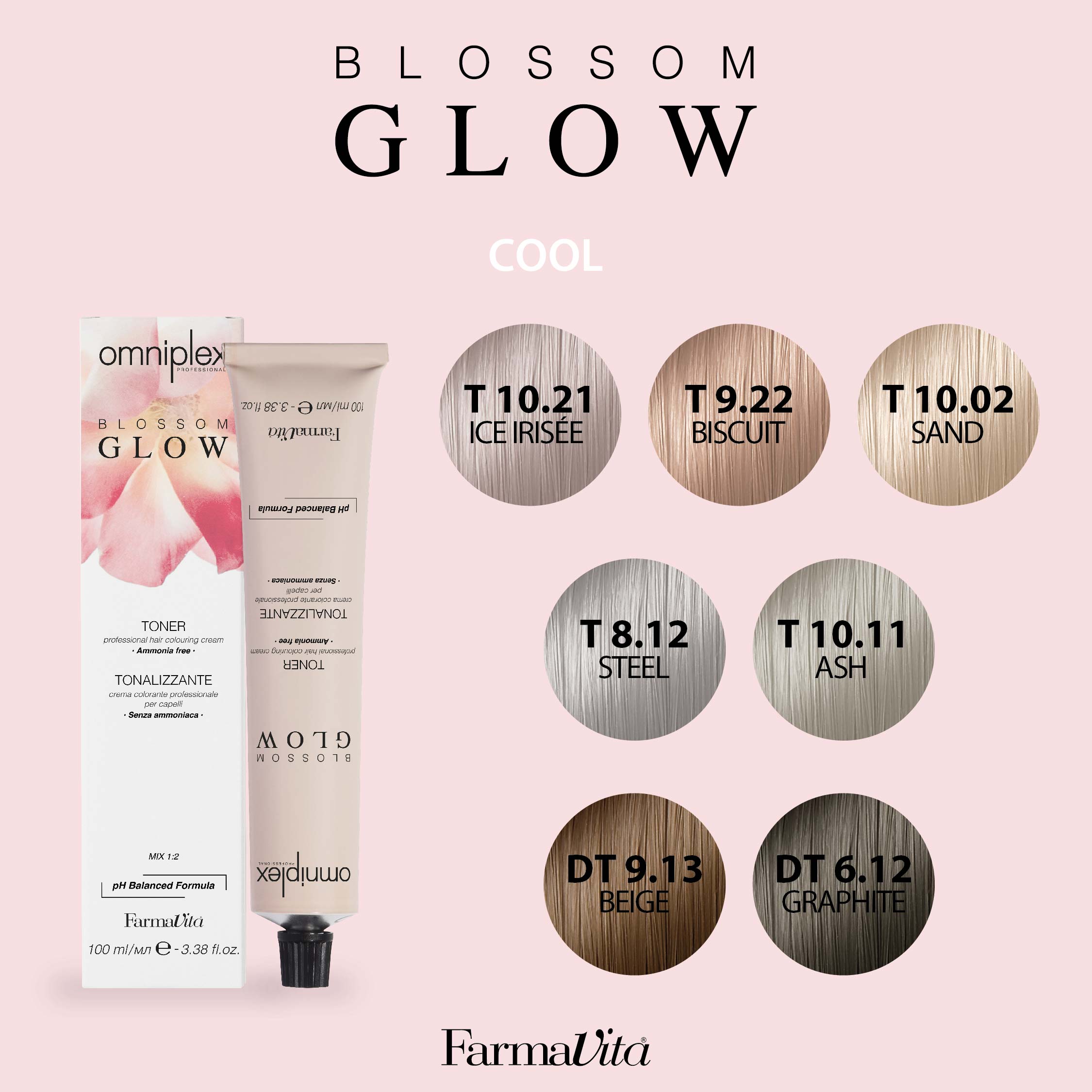 Omniplex Blossom Glow Hair Color Toner 100ml