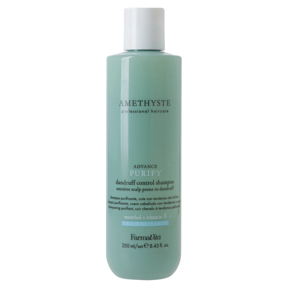 Amethyste Advance Purify Dandruff Control Shampoo 250ml by FarmaVita Italy — professional purifying dandruff control shampoo, wholesale at Beauty Canada