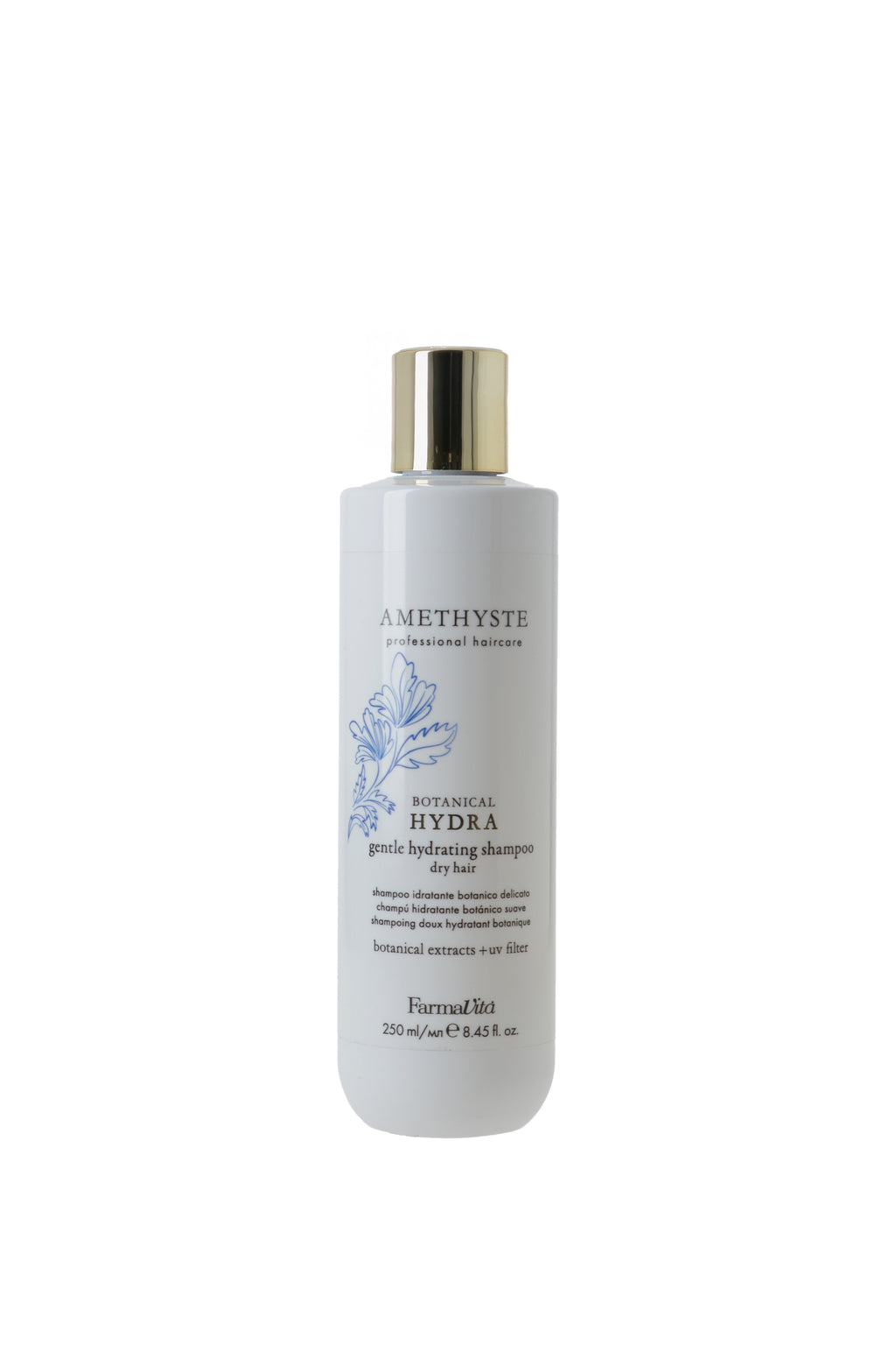 Amethyste Botanical Hydra Gentle Hydrating Shampoo 250ml alternative product view — FarmaVita professional botanical hair care, Beauty Canada authorized Canadian distributor