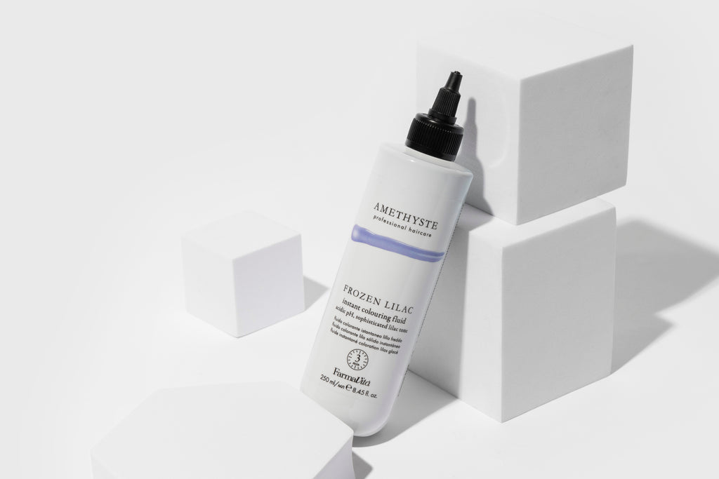Amethyste Frozen Lilac Instant Colouring Fluid 250ml alternative product view — FarmaVita professional hair colour, Beauty Canada authorized Canadian distributor