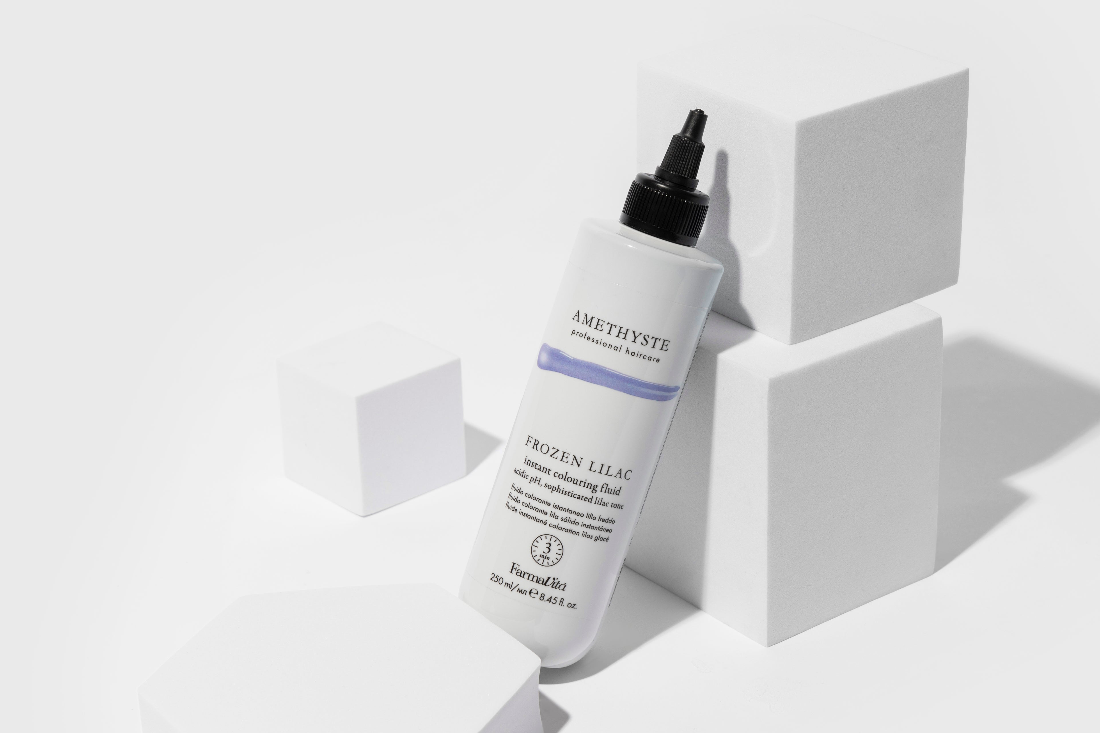 Amethyste Frozen Lilac Instant Colouring Fluid 250ml alternative product view — FarmaVita professional hair colour, Beauty Canada authorized Canadian distributor