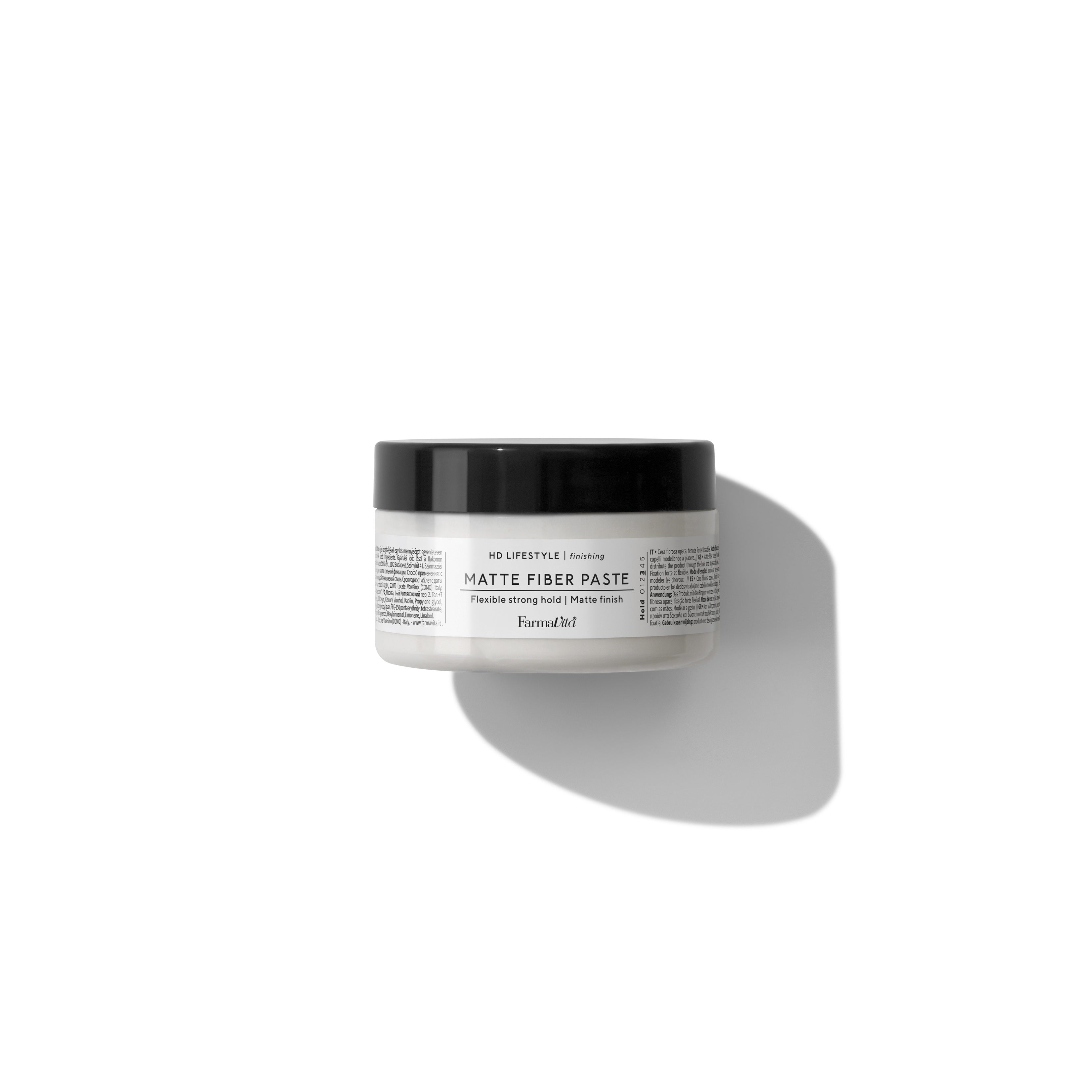 HD Life Style Matte Fiber Paste 100ml by FarmaVita Italy — professional matte-finish fibre hair paste, wholesale at Beauty Canada