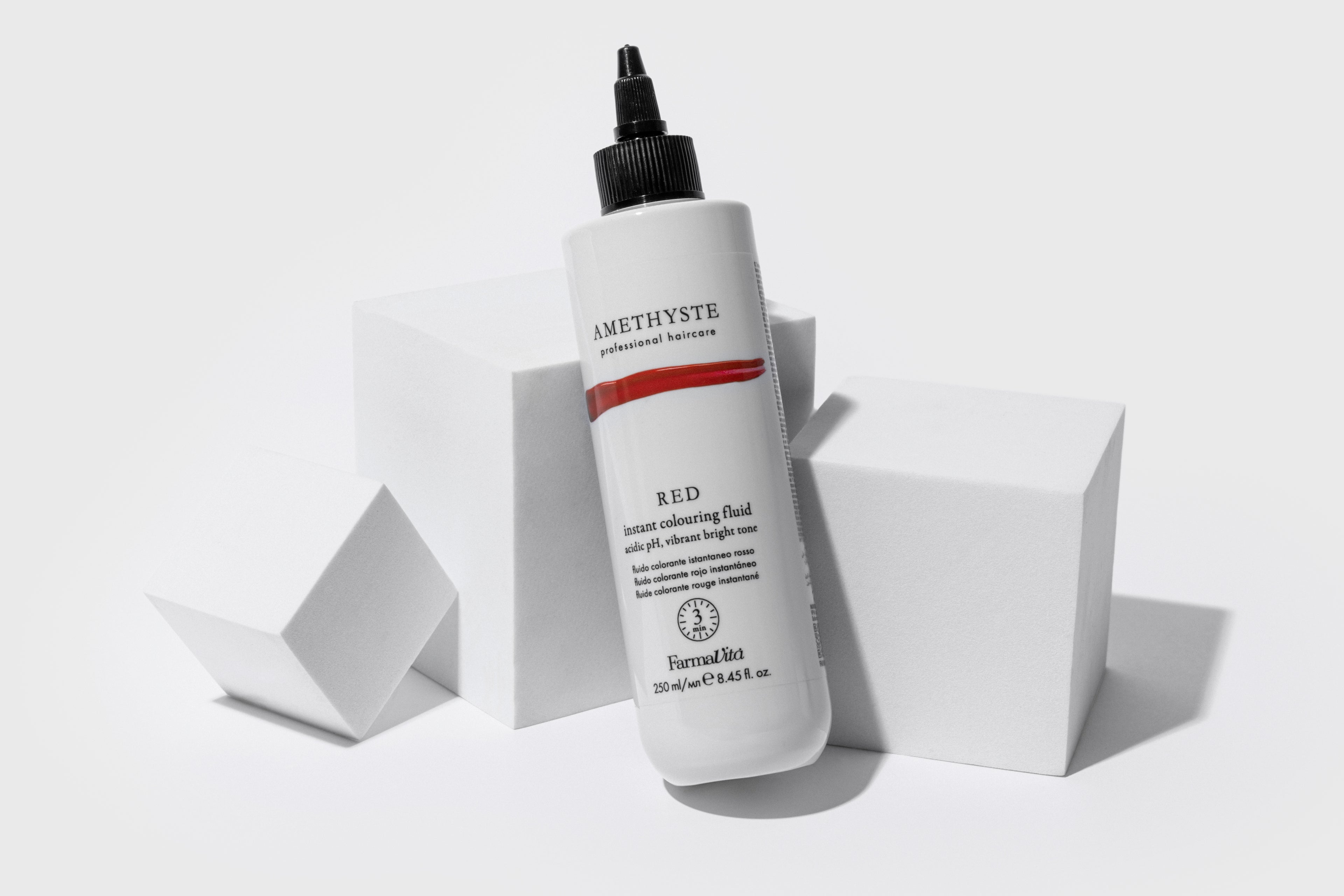 Amethyste Red Instant Colouring Fluid 250ml alternative product view — FarmaVita professional hair colour, Beauty Canada authorized Canadian distributor