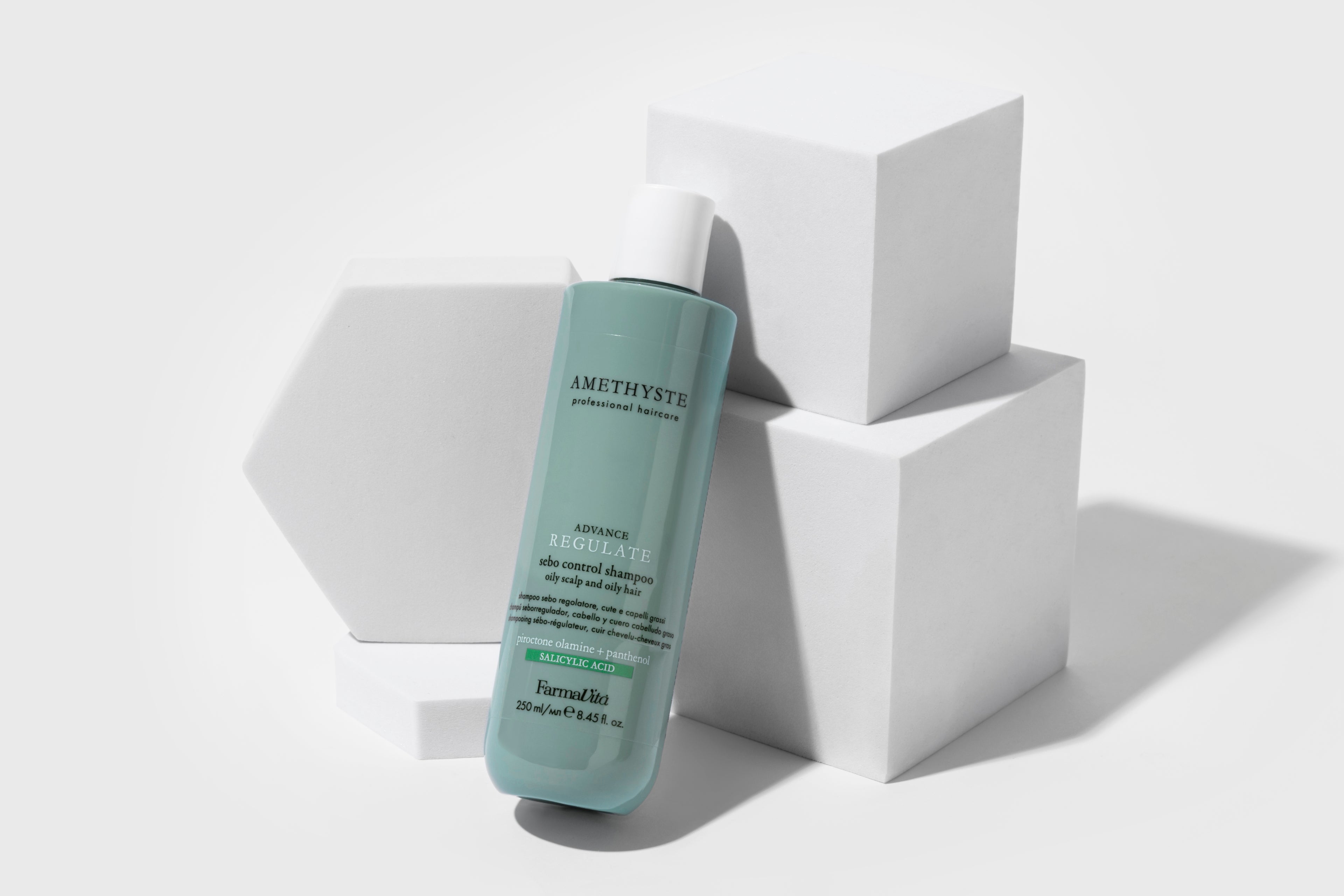 Amethyste Advance Regulate Sebo Control Shampoo 250ml alternative product view — FarmaVita professional scalp care, Beauty Canada authorized Canadian distributor