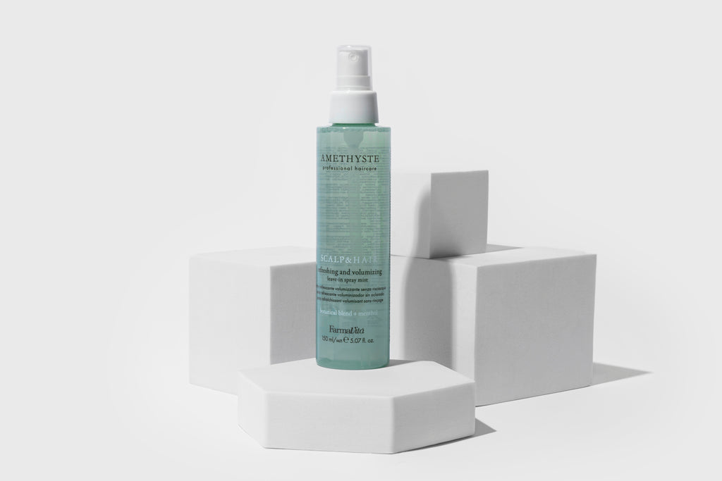 Amethyste Scalp & Hair Refreshing Volumizing Spray Mist 150ml alternative product view — FarmaVita professional scalp care, Beauty Canada authorized Canadian distributor