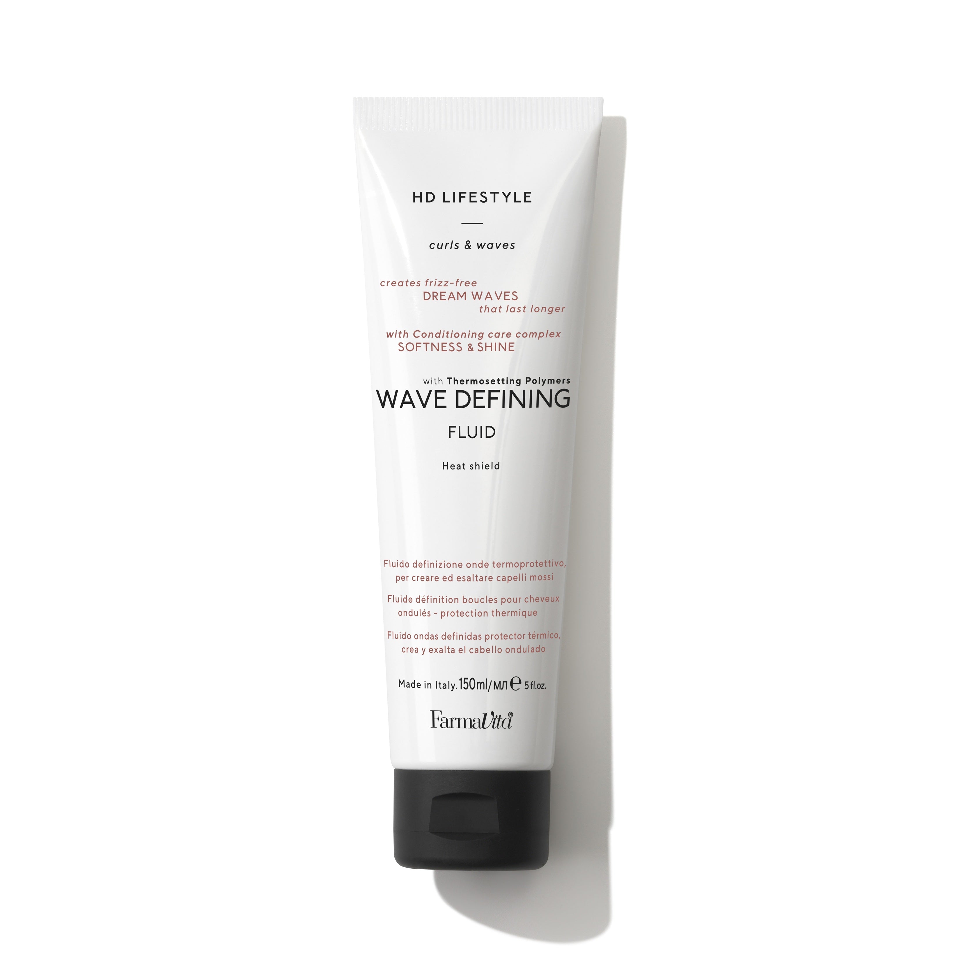 HD Life Style Wave Defining Fluid 150ml by FarmaVita Italy — professional wave-defining styling fluid, wholesale at Beauty Canada