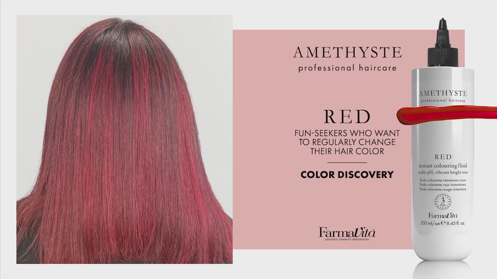 Amethyste Red Instant Colouring Fluid 250ml
