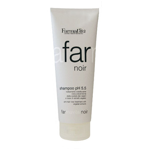 Farmavita Noir Shampoo 250ml by FarmaVita Italy — professional men's anti hair loss shampoo, wholesale at Beauty Canada
