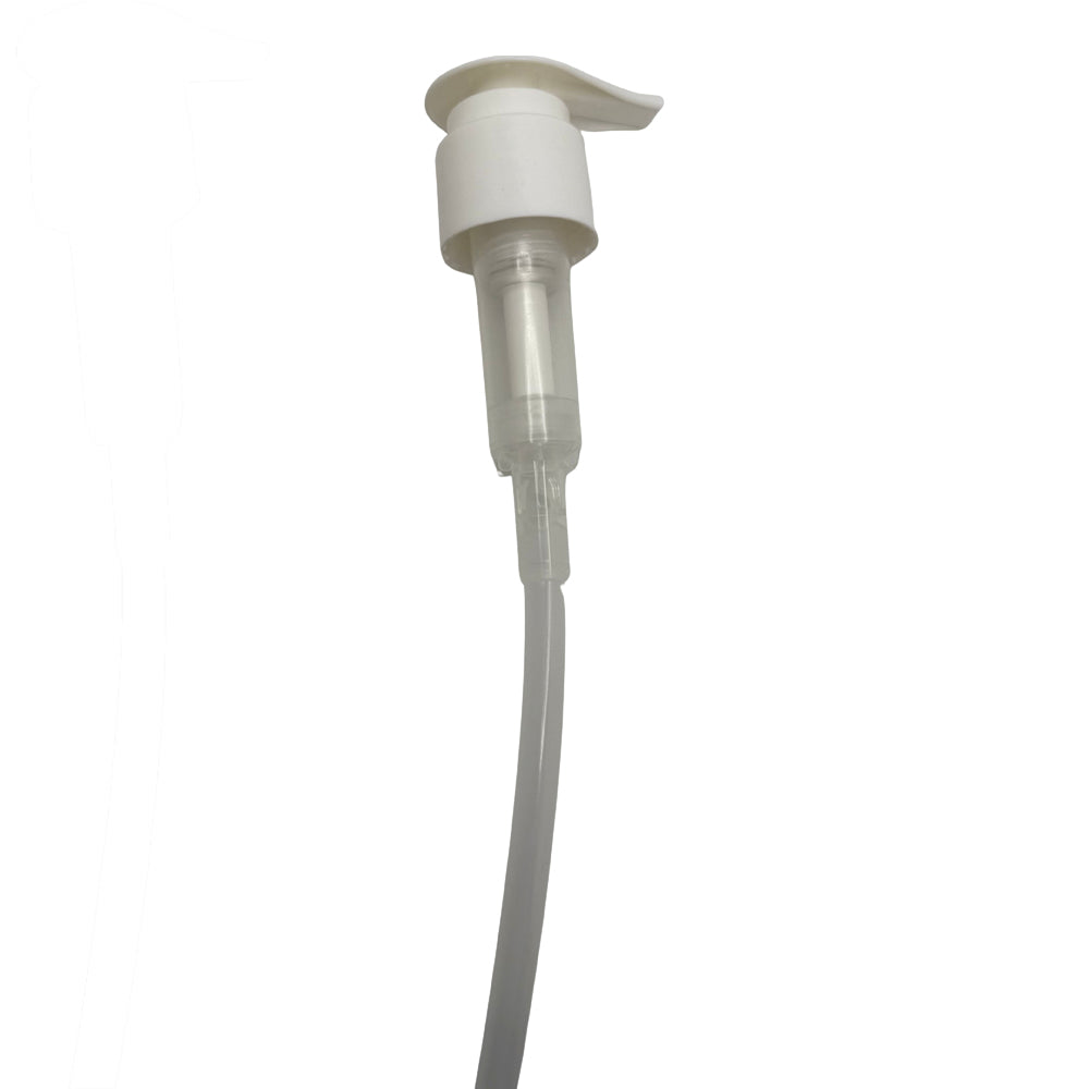 Amethyste White Pump by FarmaVita Italy — professional white pump dispenser for 1000ml Amethyste back bar bottles, wholesale at Beauty Canada